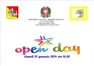 Open Day I C Falcone 2014