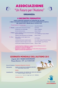 locandina corsi sull'autismo