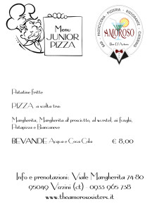 MENU TURISTICO JUNIOR PIZZA