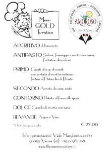 menu gold